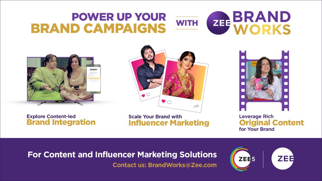 ZEE Brand Works launched to leverage ingenious creativity and consumer understanding into competitive advantage for brands and marketers